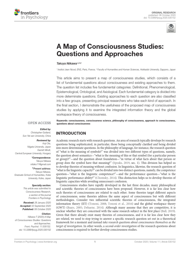 5 Ways Consciousness Studies Degree 5 Ways Consciousness Studies Degree