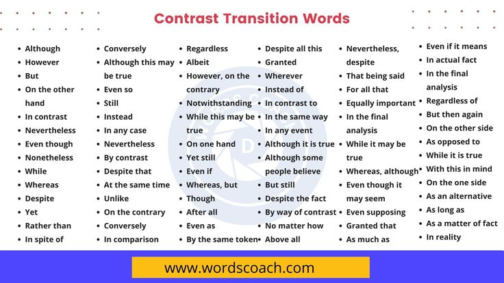5 Contrasting Examples