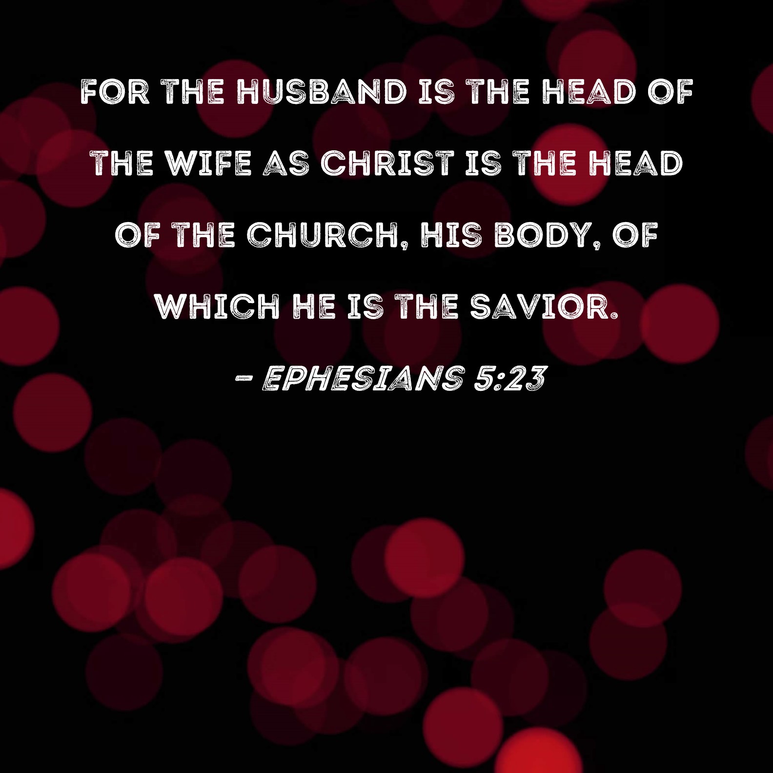 Ephesians 5 23: Submitting To God's Plan