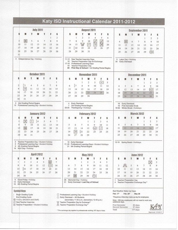Fort Worth ISD Calendar Schedule