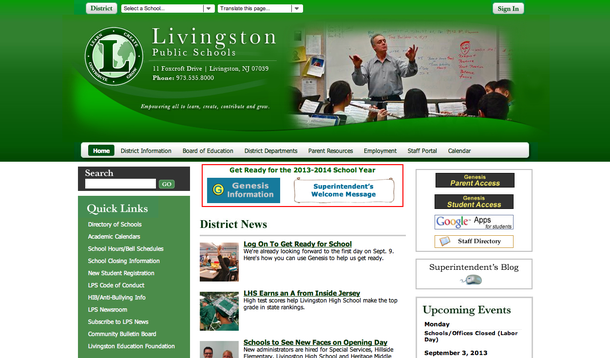 Genesis Parent Portal Madison NJ Login