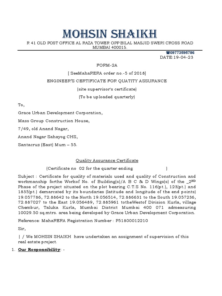 Information Assurance Certificate Information Assurance Certificate
