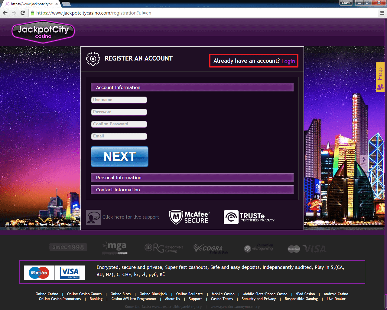 5 Easy Lass Casino Login Ways
