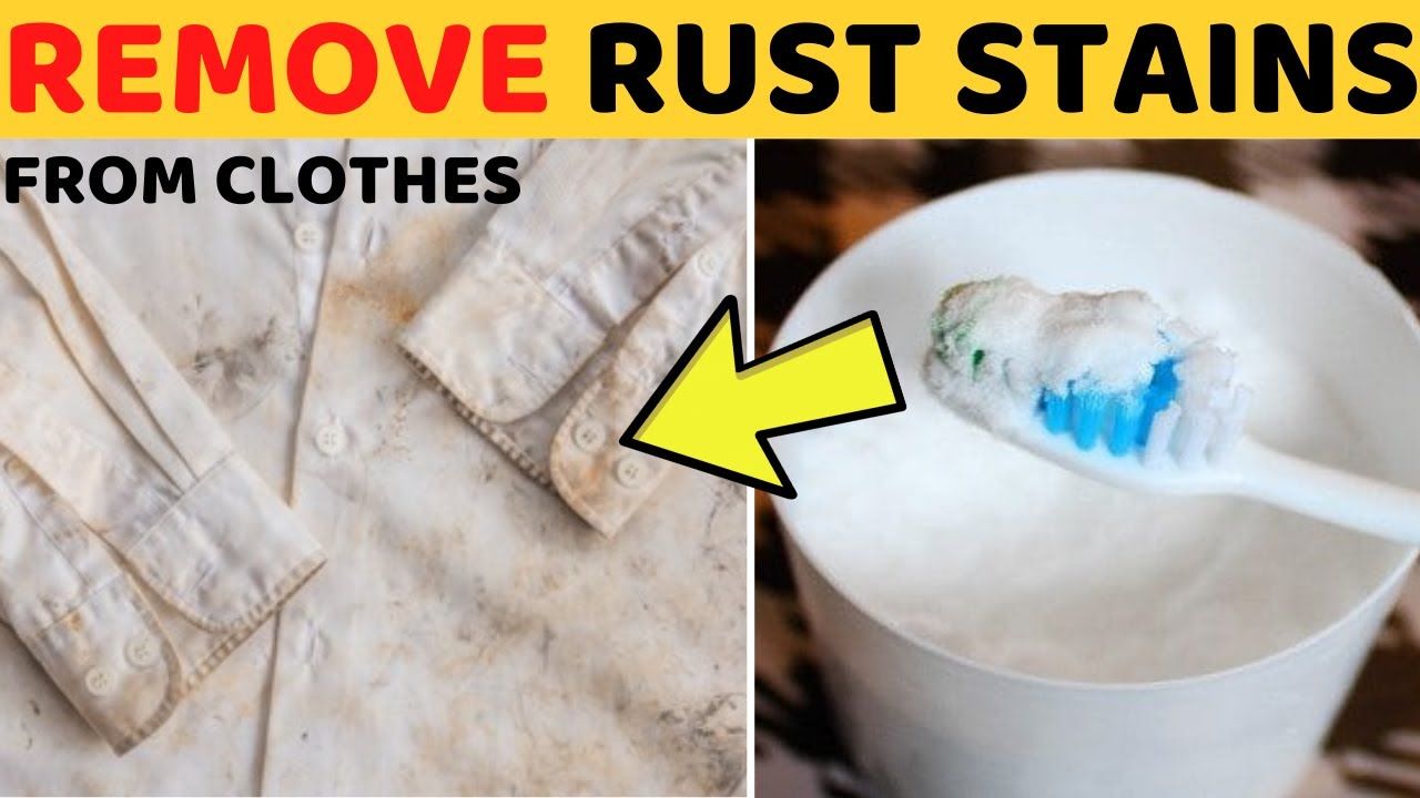 Remove Rust Fabric: Restore Clothes To Like New