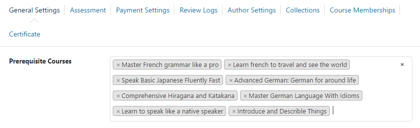 5 Prerequisite Courses